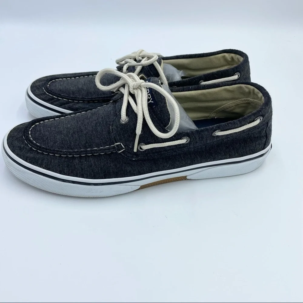 Sperry Top Slider Cloth Boat Shoes Sz 12